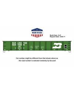 Accurail® 3776, HO Scale Kit, 41ft Steel Gondola, Burlington Northern Random Car #