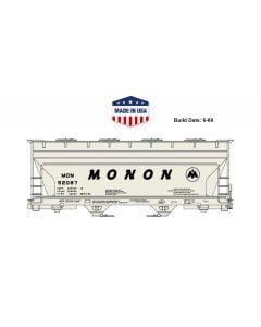 Accurail® 81511, HO Scale Kit, ACF 2-Bay Covered Hopper, Monon #52087