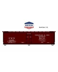 Accurail® 81563, HO Scale Kit, 40ft Wood Reefer, Chesapeake & Ohio #81025