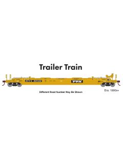 Athearn ATH-1347, HO Scale 48ft Husky Stack Well Car, Trailer Train DTTX #56102