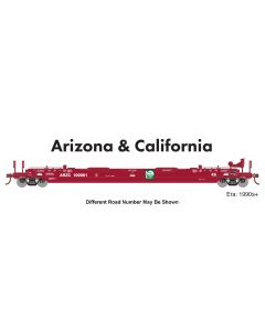 Athearn ATH-1359, HO Scale 48ft Husky Stack Well Car, Arizona & California ARZC #100017