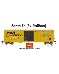 Athearn ATH-1365, HO Scale 50ft PS 5277 Boxcar, ATSF Ex-Railbox #51363
