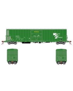 Athearn ATH-1465, N Scale 57ft FGE Mechanical Reefer, BNFE Green #12501