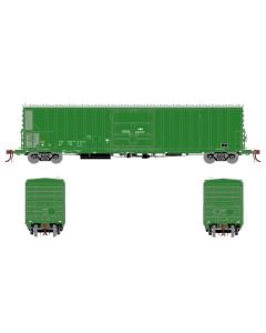 Athearn ATH-1497, N Scale 57ft FGE Mechanical Reefer w Sound, Data Only Green