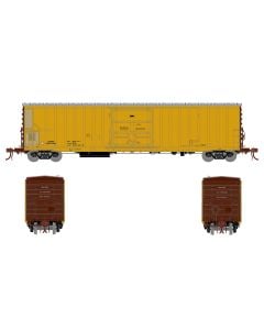Athearn ATH-1480, N Scale 57ft FGE Mechanical Reefer, Data Only Yellow