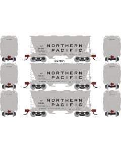 Athearn ATH-1691, HO ACF 2970 Covered Hopper, NP 3-Pack #75029/75060/75071