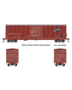 Athearn ATH-1924, HO Scale PS 5277 Cu. Ft. Box Car, Chicago & North Western CNW #163048
