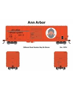 Athearn ATH-2038, HO 50ft PS 5344 Box Car, Ann Arbor AA #5186