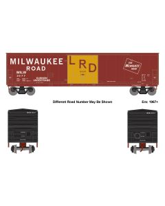 Athearn ATH-2059, HO 50ft Youngstown Plug Door Box Car, MILW #3077