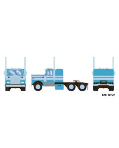 Athearn ATH-2087, HO Scale 1972 Kenworth Tractor, Two-Tone Blue #73