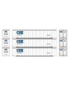 Athearn N 48ft Container, CSX 3-Pack