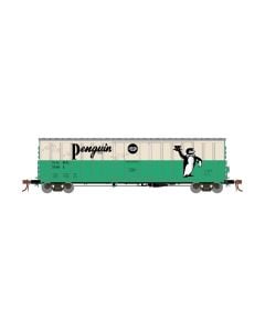 Athearn ATH18445 HO 50ft NACC Boxcar, Penguin Ginger Ale #7001