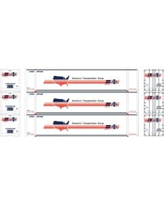 Athearn ATH19140, HO Scale 48ft Container, ATGU #287502, 287505, 287509, 3-Pack