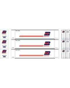 Athearn ATH19142, HO Scale 48ft Container, BNAU #287532, 287663, 287715, 3-Pack