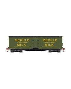 Athearn N 40ft Pfaudler Milk Car, Merkle