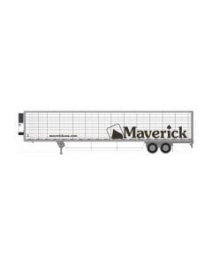 Athearn ATH26754 HO 53ft Reefer Trailer, Maverick Transportation #T11035