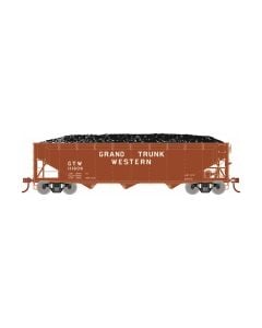 Athearn ATH28573 N 40ft Offset Coal Hopper, Grand Trunk Western #111609