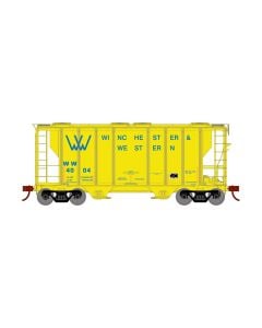 Athearn ATH63821 HO RTR PS-2 2600 Covered Hopper, Winchester Western #4004