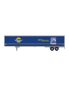 Athearn ATH72801 HO RTR 53ft Wabash Plate Trailer, Athearn White