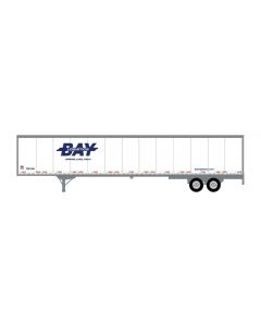 Athearn HO RTR 53ft Wabash Plate Trailer, Bay Logistics