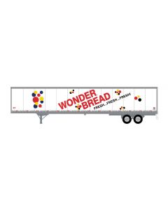 Athearn ATH72816 HO RTR 53ft Wabash Plate Trailer, Wonder Bread #60942
