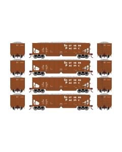 Athearn ATH7646 HO RTR 40ft Ballast Hopper, Southern Pacific #1 4-Pack