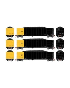 Athearn N Thrall High Side Gondola with Load, Fayette Power Project 3-Pack