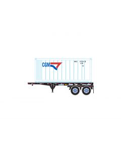 Scale Trains N Quicktrax CIMC 53' Refrigerated Container 3 Pack SXT10242 