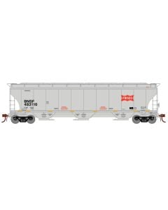 Athearn Genesis ATHG-1056, HO Scale Trinity 5161 Covered Hopper, BNSF Frisco Heritage #483110