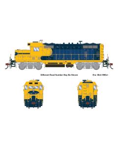 Athearn Genesis ATHG-1489, HO EMD GP7u, Std. DC, Low Nose Ex-ATSF Patched Unlettered/Unnumbered
