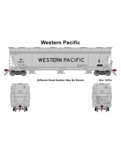 Athearn Genesis ATHG-1531, HO Scale ACF 4600 Covered Hopper, Western Pacific WP #11977