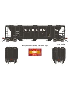 Athearn ATH-1735, N PS-2 2893 3-Bay Covered Hopper, Wabash #31133