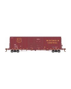 Athearn Genesis ATHG73019 HO 50ft PC&F Boxcar, Wisconsin Central #12084