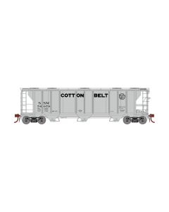 Athearn Genesis ATHG73627 HO PS-2 2893 3-Bay Covered Hopper, Cotton Belt #76079