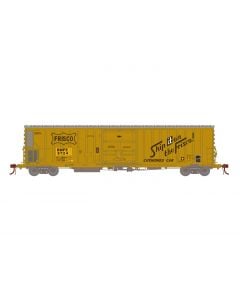 Athearn N FGE 57ft Mechanical Reefer, BNFE/Yellow
