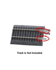 Atlas G2590, N Code 65 to Code 80 Transition Track, Gray Ballast True Track, 2-Pack