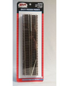 Atlas 520, HO Scale Code 83 Snap Tack, 9in Straight Sections, 6-Pack