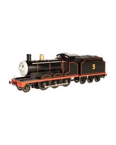 Bachmann Thomas & Friends™ HO Scale Origin James Locomotive #5 with Moving Eyes, 58822