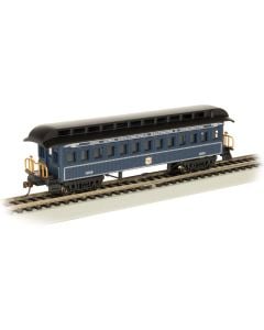 Bachmann 15105, HO Scale Old Time Wood Coach w Clerestory Roof, Silver Series, Baltimore & Ohio #1059
