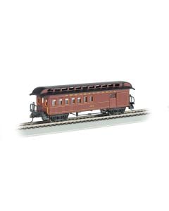 Bachmann 15202, HO Scale Old Time Wood Combine w Clerestory Roof, Silver Series, Pennsylvania Railroad #4239