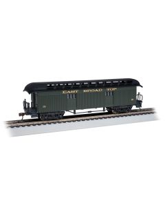 Bachmann 15308, HO Scale Old Time Wood Baggage w Clerestory Roof, Silver Series, East Broad Top #29