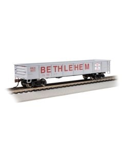 Bachmann 17225, HO Scale 40 ft Gondola, Silver Series, Bethlehem Steel #46631