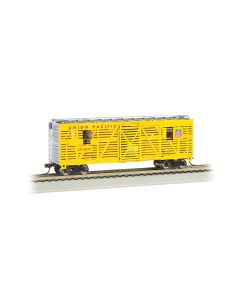 Bachmann 19701, HO Scale 40ft Animated Stock Car w Horses, Union Pacific #43013