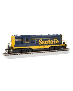 Bachmann 69104, HO Scale EMD GP7, Std. DC - DCC Ready, Santa Fe Blue & Yellow Pinstripe Scheme #2686