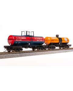 Broadway Limited BLI-7667, HO Scale 6,000 Gallon Tank Car, Late 1950s 2-Pack B, Columbia Southern #689 & Hooker #638