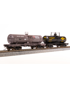 Broadway Limited BLI-7671, HO Scale 6,000 Gallon Tank Car, 1960s 2-Pack C, Dow Chemical #627 & Virginia Chemical #117