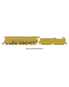 Broadway Limited Imports 7807, HO Scale Brass Hybrid PRR Q2 Duplex, Paragon4™ Sound & DCC, Clear-Coated Brass
