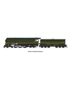 Broadway Limited Imports 7876, HO Scale Brass Hybrid New Haven I-5 4-6-4, Paragon4™ Sound & DCC, NH #1400 Green Fantasy Scheme