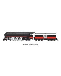 Broadway Limited Imports 7877, HO Scale Brass Hybrid New Haven I-5 4-6-4, Paragon4™ Sound & DCC, NH #1409 McGinnis Fantasy Scheme