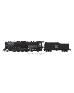Broadway Limited BLI-7883, HO Scale B&M 2-8-4 Berkshire, 4-axle Tender, Paragon4 Sound & DCC, T1a #4016